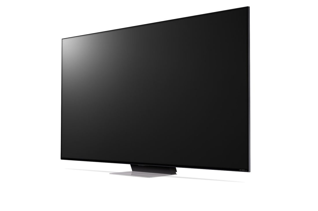 LG Τηλεόραση 75 ιντσών LG QNED MiniLED AI QNED91 4K Smart TV 75QNED91, Ελαφρώς γωνιακή, αριστερόστροφη πλαϊνή όψη της LG QNED TV, QNED90, 75QNED91T6A, thumbnail 3