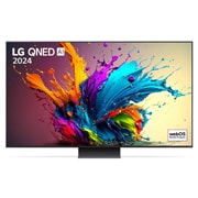 LG Τηλεόραση 75 ιντσών LG QNED AI QNED87 4K Smart TV 75QNED87, Μπροστινή όψη της LG QNED TV, QNED85, 75QNED87T6B, thumbnail 2