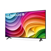 LG Τηλεόραση 75 ιντσών LG NanoCell AI NANO82 4K Smart TV 75NANO82T, Front view of LG QNED TV, QNED80, 75NANO82T6B, thumbnail 2
