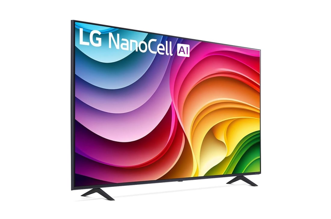 LG Τηλεόραση 55 ιντσών LG NanoCell AI NANO82 4K Smart TV 55NANO82T, Rear view of LG QNED TV, QNED80, 55NANO82T6B, thumbnail 5