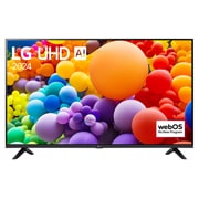 LG Τηλεόραση 55 ιντσών LG UHD AI UT73 4K Smart TV 55UT73, Μπροστινή όψη της LG UHD TV, UT80 με το κείμενο LG UHD AI ThinQ και 2024 στην οθόνη, 55UT73006LA, thumbnail 1