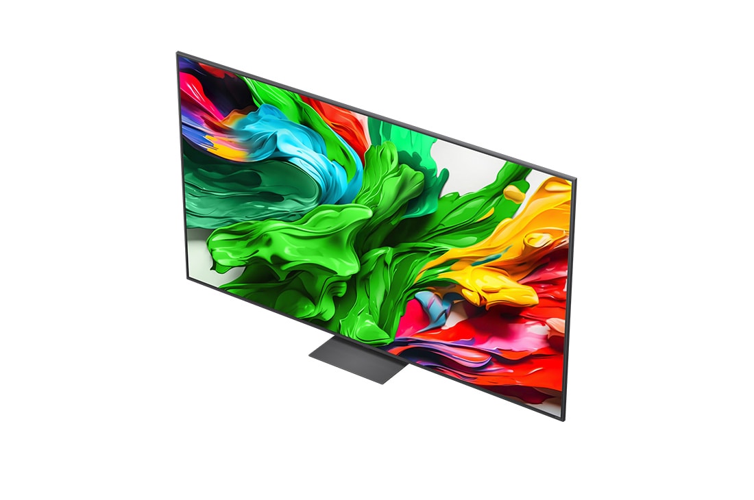 LG Τηλεόραση LG QNED evo AI 86 ιντσών QNED86 4K Smart TV 2025, Ο επεξεργαστής alpha 8 AI Processor Gen2 ανάβει πορτοκαλί και ροζ και εκπέμπει πολύχρωμες ακτίνες φωτός. Ο τίτλος μιλά για το πώς ο επεξεργαστής αποδίδει ποιότητα 4K, εντυπωσιακά χρώματα και φωτεινότη, 86QNED86A6A, thumbnail 6