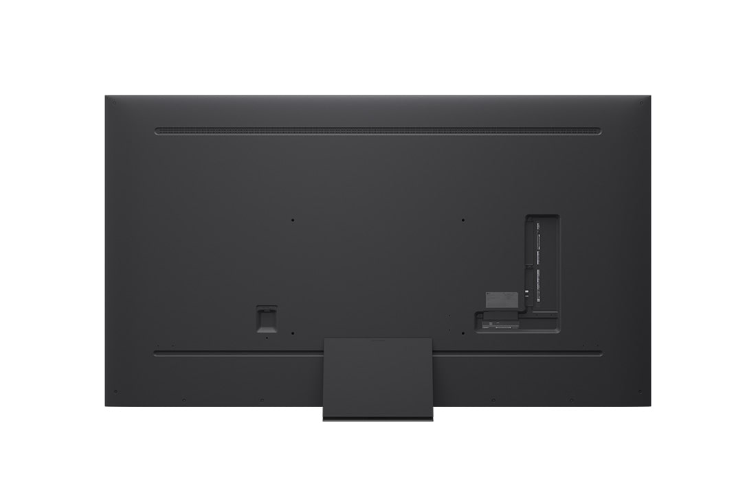 LG Τηλεόραση LG QNED evo AI 86 ιντσών QNED86 4K Smart TV 2025, Ένα κορίτσι και ένας σκύλος κάθονται μπροστά από μία LG QNED TV στερεωμένη σε έναν τοίχο, η οποία απεικονίζει τρεις ελέφαντες που περπατούν προς τα έξω πάνω από ένα LG Soundbar. Ο τίτλος αναφέρει πώς , 86QNED86A6A, thumbnail 10