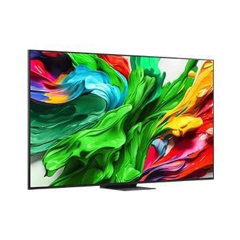 LG Τηλεόραση LG QNED evo AI 100 ιντσών QNED86 4K Smart TV 2025, Ελαφρώς γωνιακή, δεξιόστροφη πλαϊνή όψη της LG QNED evo QNED85 TV, 100QNED86A6, thumbnail 2