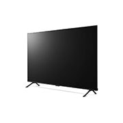 LG Τηλεόραση 98 ιντσών LG UHD AI UT91 4K Smart TV 2024, Ελαφρώς γωνιακή, αριστερόστροφη πλαϊνή όψη της LG UHD TV, UT80, 98UT91006LA, thumbnail 3