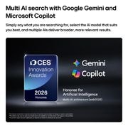 LG NANO 4K UHD 65 ίντσών AI NU85 Smart TV 2026, Το σήμα 2026 CES Innovation Awards Honoree στην κατηγορία Τεχνητής Νοημοσύνης αναγνωρίζει την αναζήτηση Multi-AI με τα Google Gemini και Microsoft Copilot., 65NU850B6LA, thumbnail 7