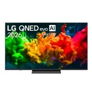LG Τηλεόραση LG QNED evo AI 75&nbsp; ιντσών QNED81 Mini LED 4K Smart TV 2026, Η μπροστινή όψη της LG QNED evo AI QNED80 Mini LED, η οποία κυκλοφόρησε το 2026, γεμίζει την οθόνη με ζωντανές, ομαλές ροές πολύχρωμης κίνησης σαν μπογιά, καθώς τα χρώματα, με πλούσιες στρώσεις, διαχέ, 75QNED81B6A, thumbnail 1