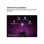 LG 32 ιντσών LG SMART TV AI LB65 FHD 2026, Η LG SMART TV AI LB65 FHD TV διαθέτει AI Hub για εξατομίκευση, με ένα εικονίδιο AI πάνω από ένα τηλεχειριστήριο που περιβάλλεται από ετικέτες για Multi AI Search, AI Concierge, AI Voice ID με τα My Pa, 32LB650B6LA, thumbnail 9