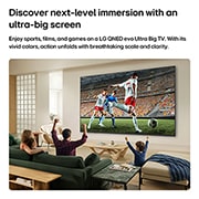 LG Τηλεόραση LG QNED evo AI 85&nbsp; ιντσών QNED83 Mini LED 4K Smart TV 2026, Η LG QNED evo AI QNED82 Mini LED με Dynamic QNED Color Pro γεμίζει την οθόνη με ζωντανές, ομαλές εκρήξεις πολύχρωμης κίνησης σαν μπογιά, επιδεικνύοντας ενισχυμένη ζωντάνια χρώματος πιστοποιημένη για 1, 85QNED83B6A, thumbnail 2