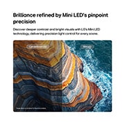 LG Τηλεόραση 65 ιντσών LG QNED AI QNED72 Mini LED 4K Smart TV 2026, Η LG QNED AI QNED70 Mini LED επισημαίνει πώς το Mini LED αποκαλύπτει πιο ευκρινείς υφές βράχων και πιο καθαρές λεπτομέρειες του ωκεανού από το συμβατικό LED σε μια σκηνή χωρισμένου παράκτιου γκρεμού, παρέχοντας βαθύτερα μαύρα και πιο εκλεπτυσμένη αντίθεση για μεγαλύτερη καθαρότητα και βάθος., 65QNED72B6B, thumbnail 4