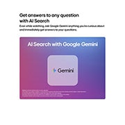 LG Τηλεόραση LG QNED evo AI 115 ιντσών QNED93 Mini LED 4K Smart TV 2026, Το AI Search διαθέτει το Google Gemini, ικανό να κατανοεί φωνητικά ερωτήματα και να παράγει τα πιο σχετικά αποτελέσματα απευθείας εντός της διεπαφής της τηλεόρασης., 115QNED93B6, thumbnail 9