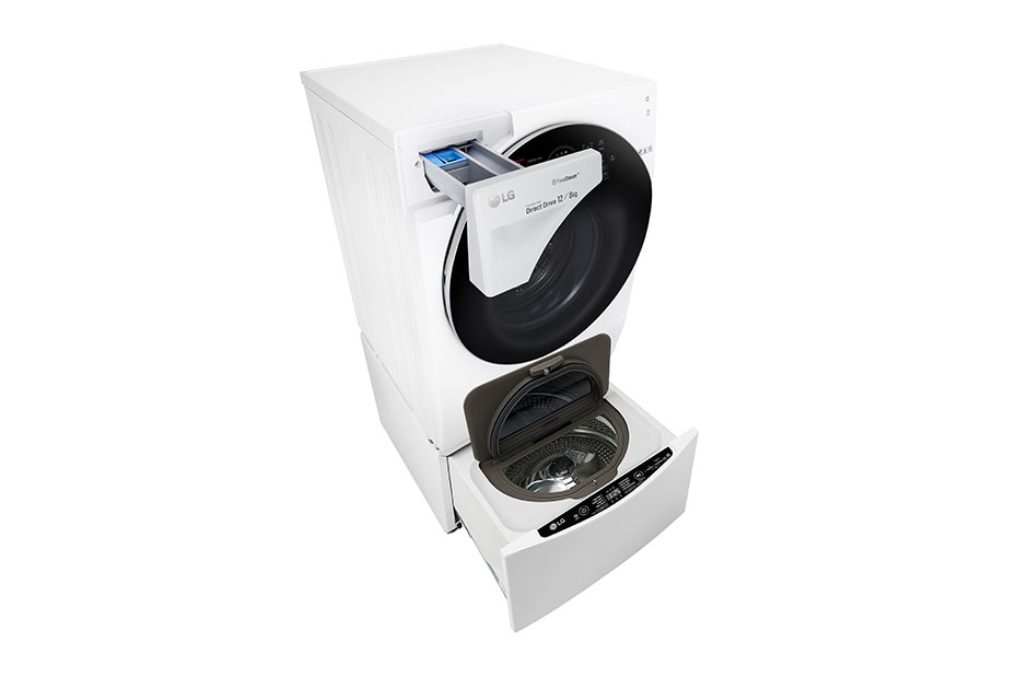 LG Πλυντήριο Ρούχων TWINWash™ 12+ 2 kg Ατμού, FH4G1BCS2 + F8K5XN3, thumbnail 9