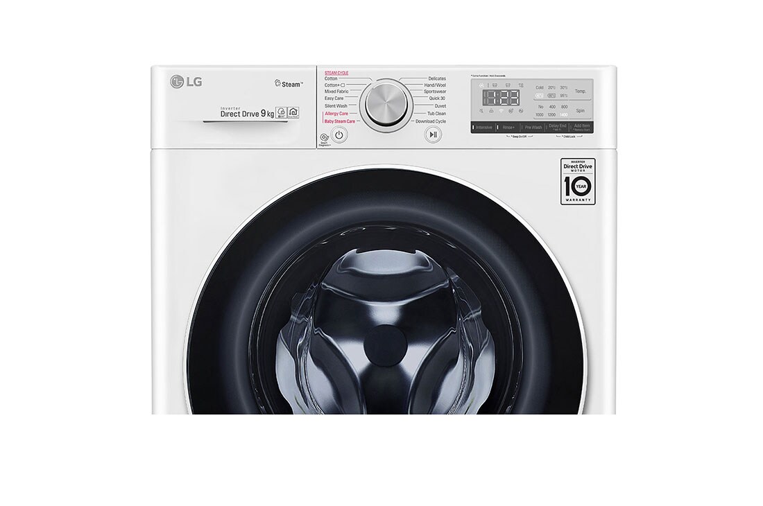 LG Πλυντήριο Ρούχων 9kg, AI DD™, Ατμού , F4WV409S0E, thumbnail 6