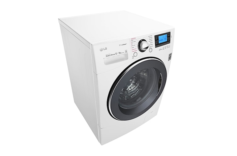 LG Πλυντήριο-Στεγνωτήριο 6 Motion Direct Drive 12/8 κιλά χωρητικότητα, 1600 στροφές, Tεχνολογία Eco Hybrid, Τεχνολογία Ατμού, F1695RDH, thumbnail 5