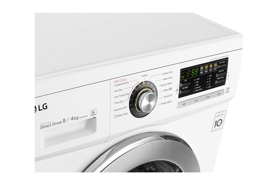 LG Πλυντήριο-Στεγνωτήριο 6 Motion Direct Drive 8/4 κιλά χωρητικότητα, 1400 στροφές, Ενεργειακή Κλάση Β, F1496AD3, thumbnail 9