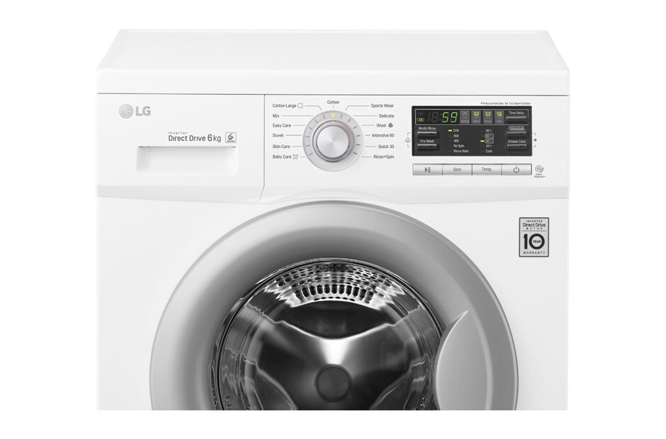 LG Πλυντήριο ρούχων 6 Motion Direct Drive, 6 κιλά χωρητικότητα, 1200 στροφές, F12B8NDA7, thumbnail 9