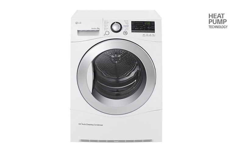 LG Στεγνωτήριο Ρούχων 8 kg με Αντλία Θερμότητας, RC8055AH2M, thumbnail 1