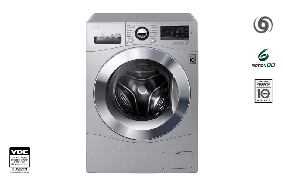 LG Πλυντήριο Ρούχων 8 kg Turbo Wash, FH4A8TDN4