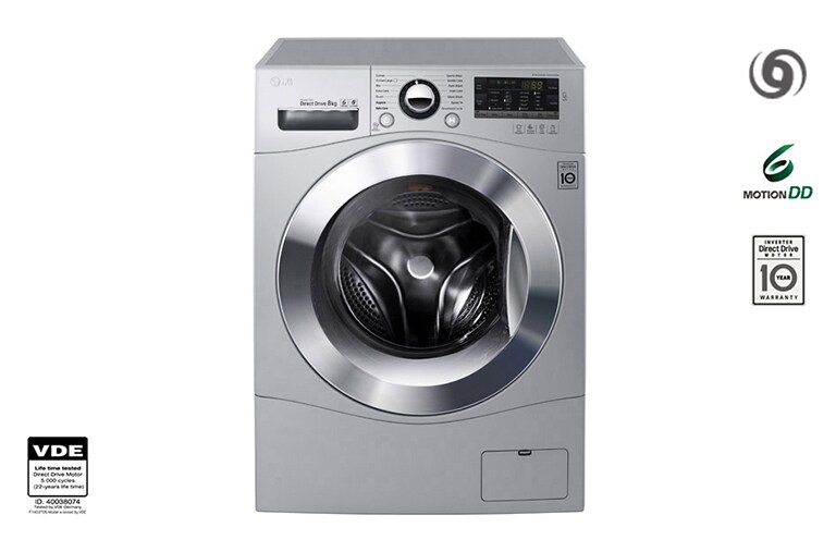 LG Πλυντήριο Ρούχων 8 kg Turbo Wash, FH4A8TDN4, thumbnail 1