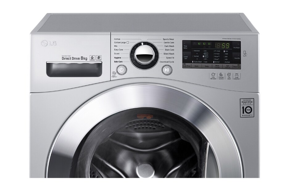 LG Πλυντήριο Ρούχων 8 kg Turbo Wash, FH4A8TDN4, thumbnail 9