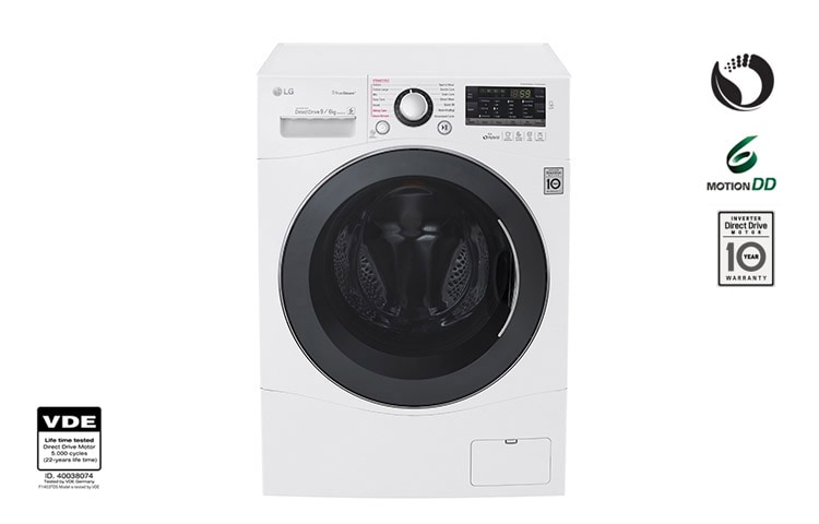 LG Πλυντήριο-Στεγνωτήριο Eco Hybrid 9/6 kg Ατμού, FH4A8FDH2N, thumbnail 1