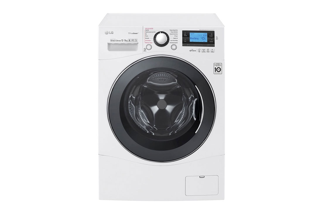 LG Πλυντήριο-Στεγνωτήριο Eco Hybrid 12/8 kg Ατμού, FH695BDH2N, thumbnail 7
