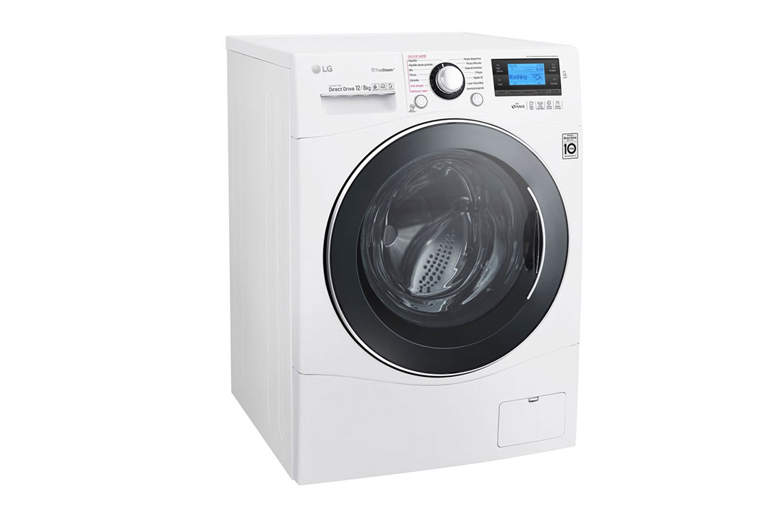 LG Πλυντήριο-Στεγνωτήριο Eco Hybrid 12/8 kg Ατμού, FH695BDH2N, thumbnail 10