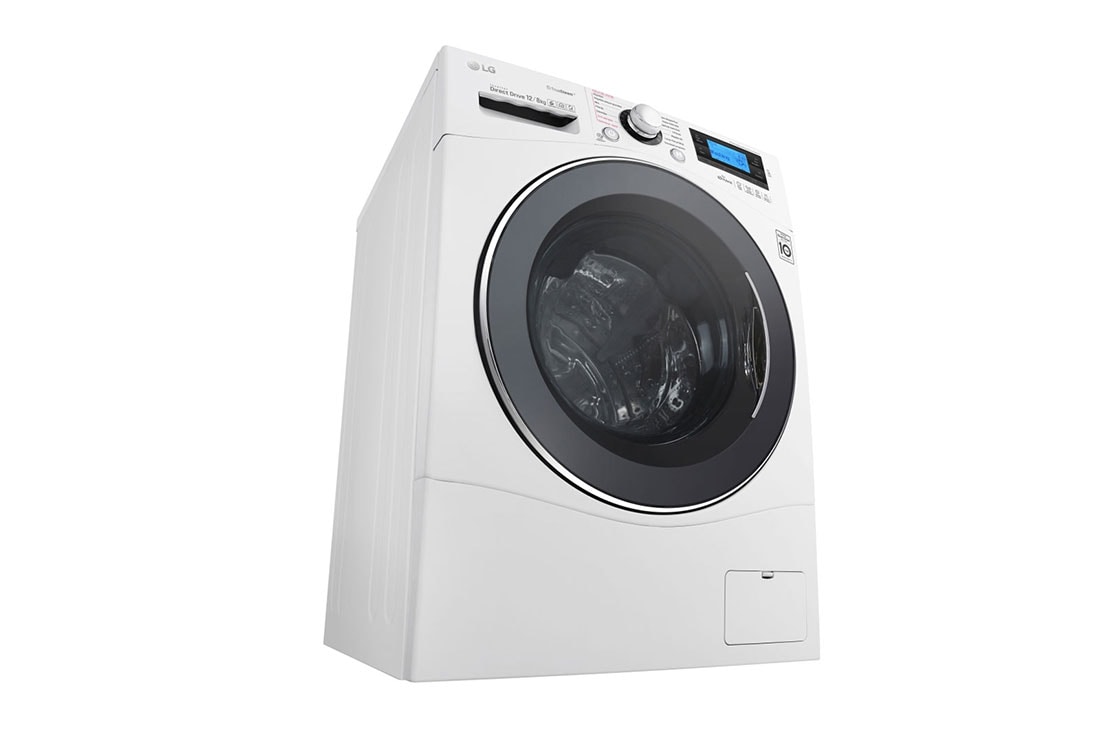 LG Πλυντήριο-Στεγνωτήριο Eco Hybrid 12/8 kg Ατμού, FH695BDH2N, thumbnail 8