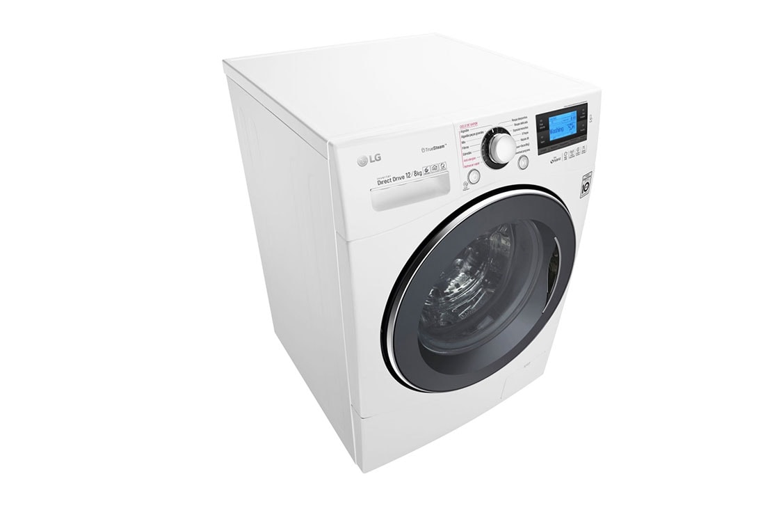 LG Πλυντήριο-Στεγνωτήριο Eco Hybrid 12/8 kg Ατμού, FH695BDH2N, thumbnail 5