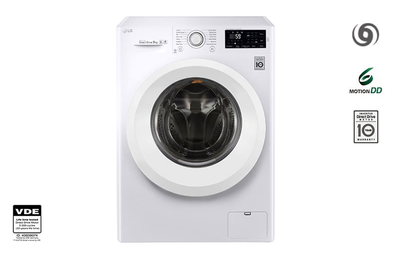 LG Πλυντήριο Ρούχων 9 kg TurboWash, FH4U2VFN3, thumbnail 1