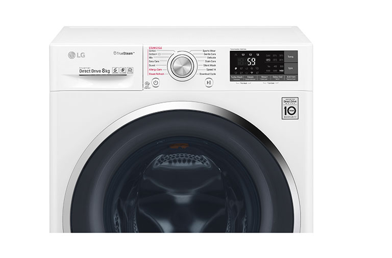 LG Πλυντήριο Ρούχων 8kg, Ατμού, TurboWash™, F4J8TS2W, thumbnail 5
