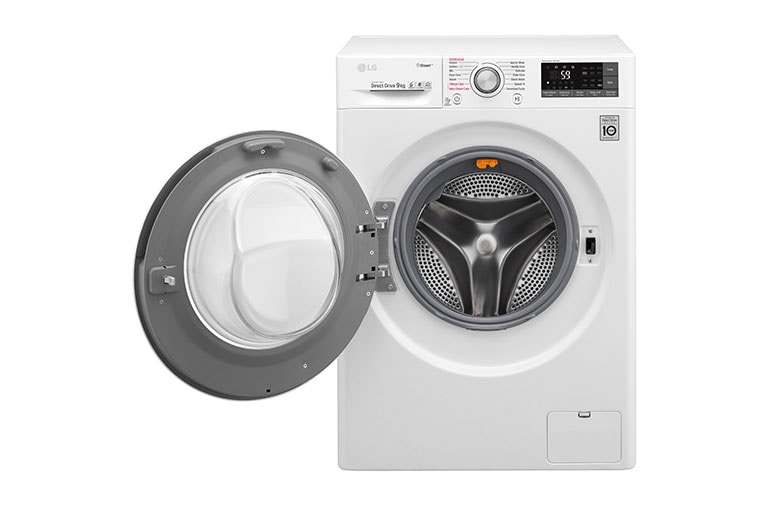 LG Πλυντήριο Ρούχων 9kg,  Ατμού, TurboWash™, F4J7VY1W, thumbnail 2