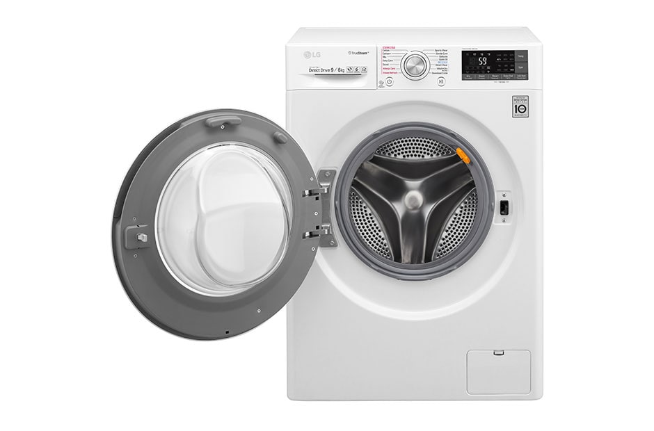 LG Πλυντήριο-Στεγνωτήριο LG 9/6 kg Ατμού, F4J8FH2W, thumbnail 2