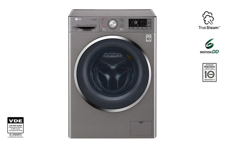 LG Πλυντήριο-Στεγνωτήριο 9/6 kg Ατμού, F4J8FH2S, thumbnail 1