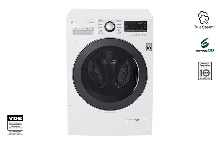 LG Πλυντήριο-Στεγνωτήριο 10,5/7 kg Ατμού, FH4A8JDH2N, thumbnail 1
