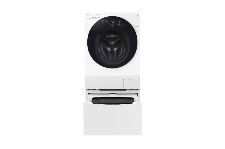 LG Πλυντήριο-Στεγνωτήριο TWINWash™ 12/8 kg Ατμού, FH6G1BCH2N + F8K5XN3