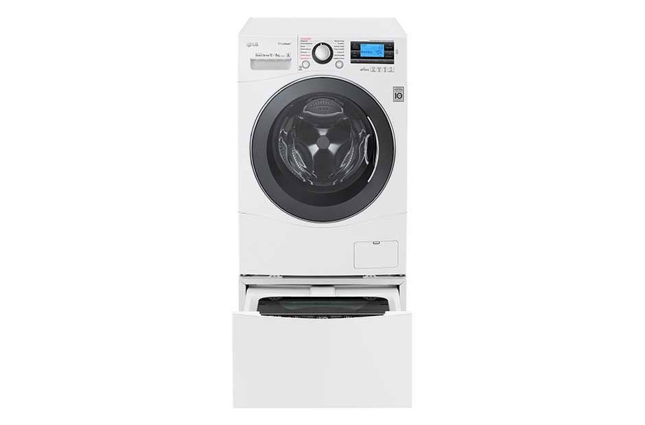 LG Πλυντήριο-Στεγνωτήριο TWINWash™ 12/8 kg Ατμού, FH695BDH2N + F8K5XN3