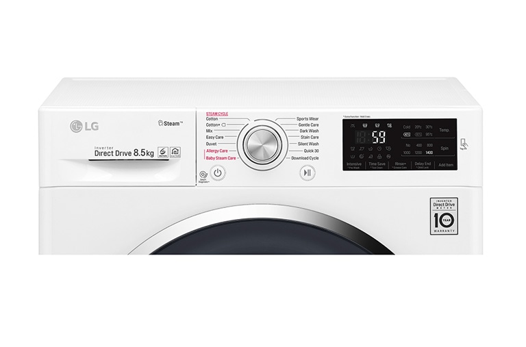 LG Πλυντήριο Ρούχων LG 8,5kg,  Ατμού F4J6EY2W, F4J6EY2W, thumbnail 4