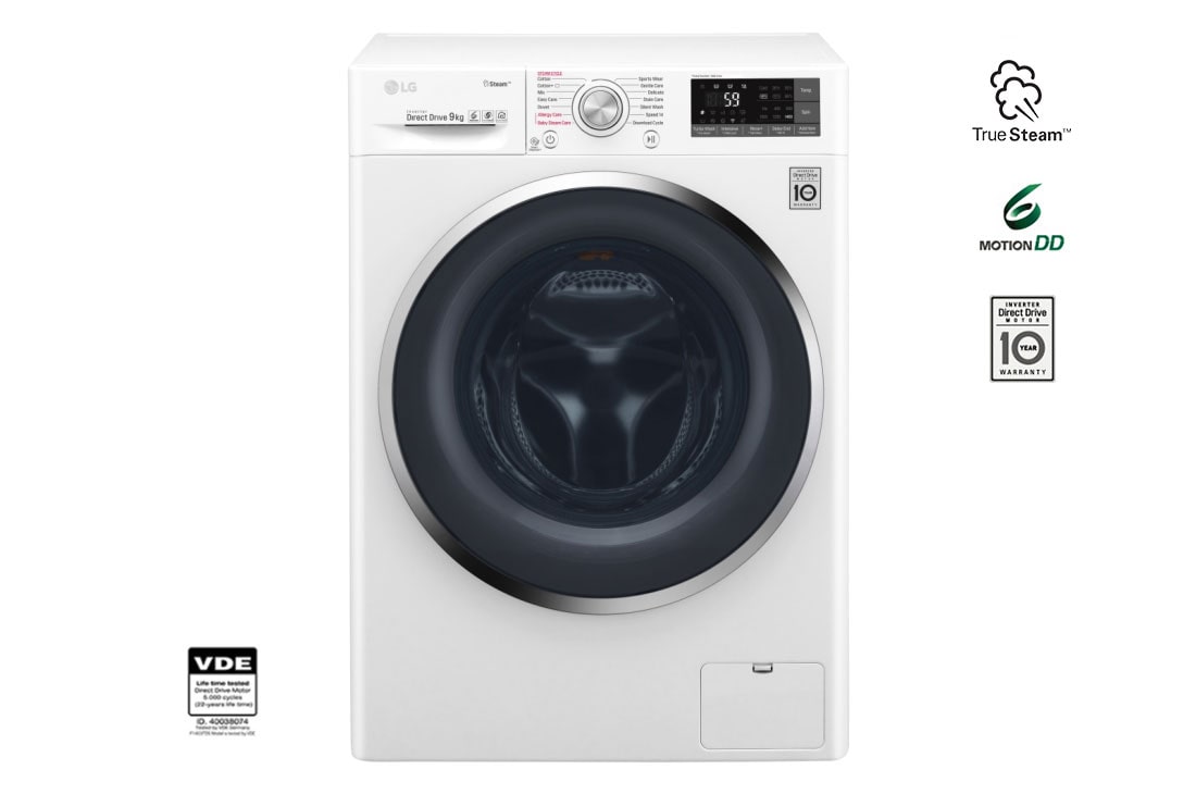 LG Πλυντήριο - Στεγνωτηρίο 8/5kg Ατμού, F4J7TH1W
