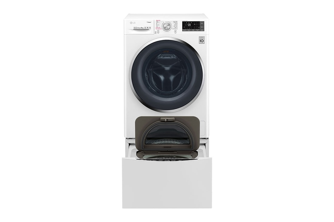 LG Πλυντήριο Ρούχων TWINWash™ 9 + 2 kg Ατμού, F4J7VY2WD + F8K5XN3, thumbnail 3