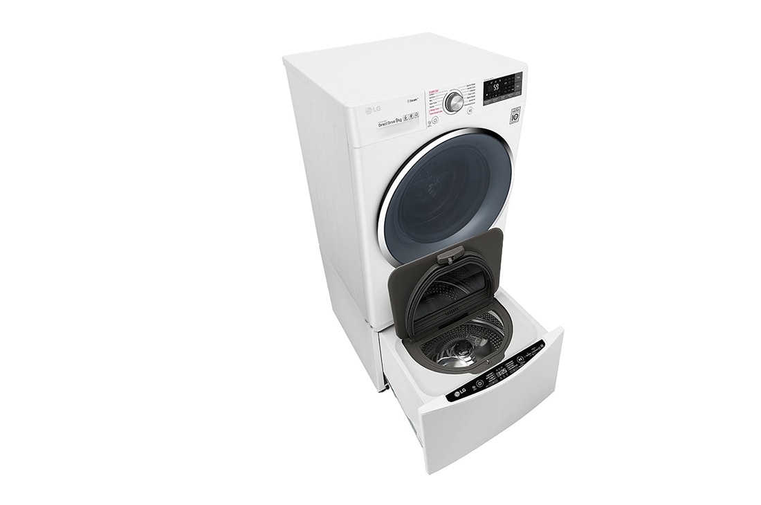 LG Πλυντήριο Ρούχων TWINWash™ 9 + 2 kg Ατμού, F4J7VY2WD + F8K5XN3, thumbnail 10