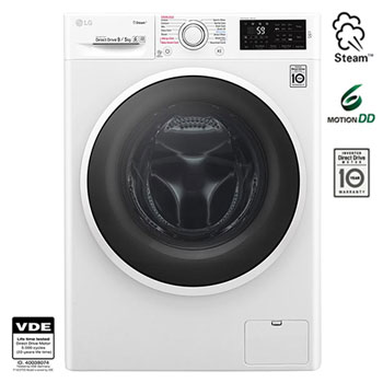 Πλυντήριο Στεγνωτηρίο 9/5 kg Α Ατμού με Μοτέρ Inverter Direct Drive™1