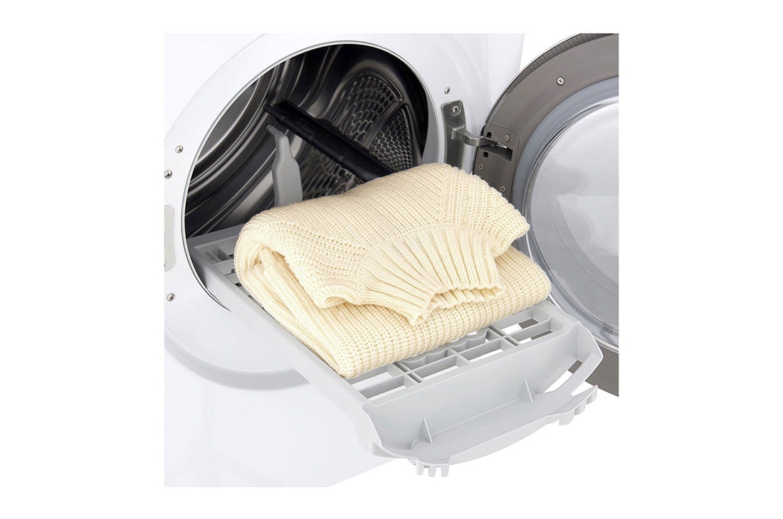 LG Στεγνωτήριο 8kg Υβριδικό με αντλία θερμότητας, RC80U2AV3W, thumbnail 9