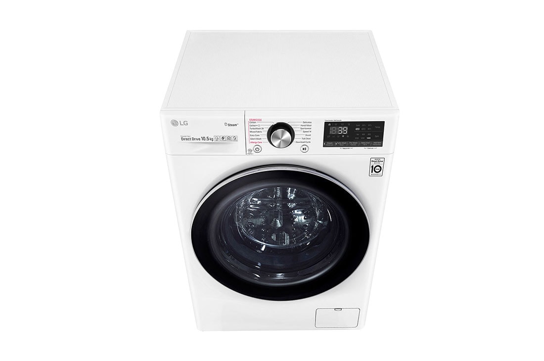 LG Πλυντήριο Ρούχων 10.5kg,  AI DD™, Ατμού, TurboWash 360™ , F4WV910P2, thumbnail 10