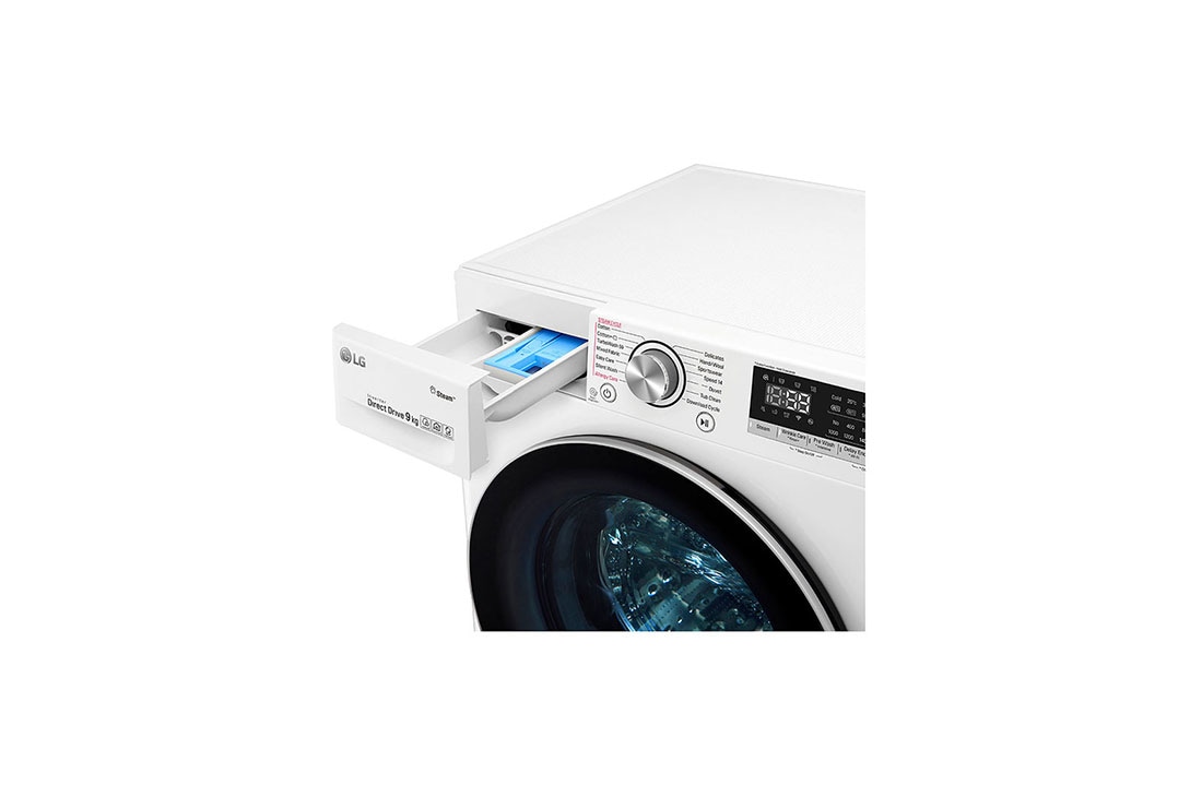 LG Πλυντήριο Ρούχων 9kg, AI DD™, Ατμού, TurboWash™ , F4WV709P1, thumbnail 5