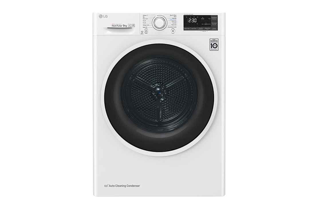 LG Στεγνωτήριο 9kg  Υβριδικό με αντλία θερμότητας, RC90U2AV4Q