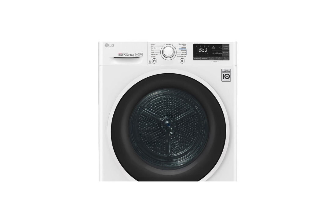 LG Στεγνωτήριο 8kg Υβριδικό με Aντλία θερμότητας, RC80U2AV4Q, thumbnail 4