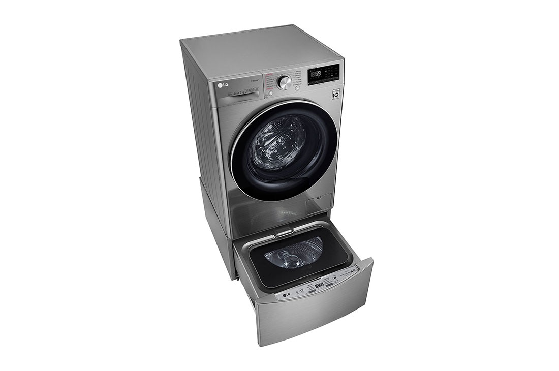 LG Πλυντήριο Ρούχων 8kg,  AI DD™, Ατμού, TurboWash™, F4WV708P2T, thumbnail 10