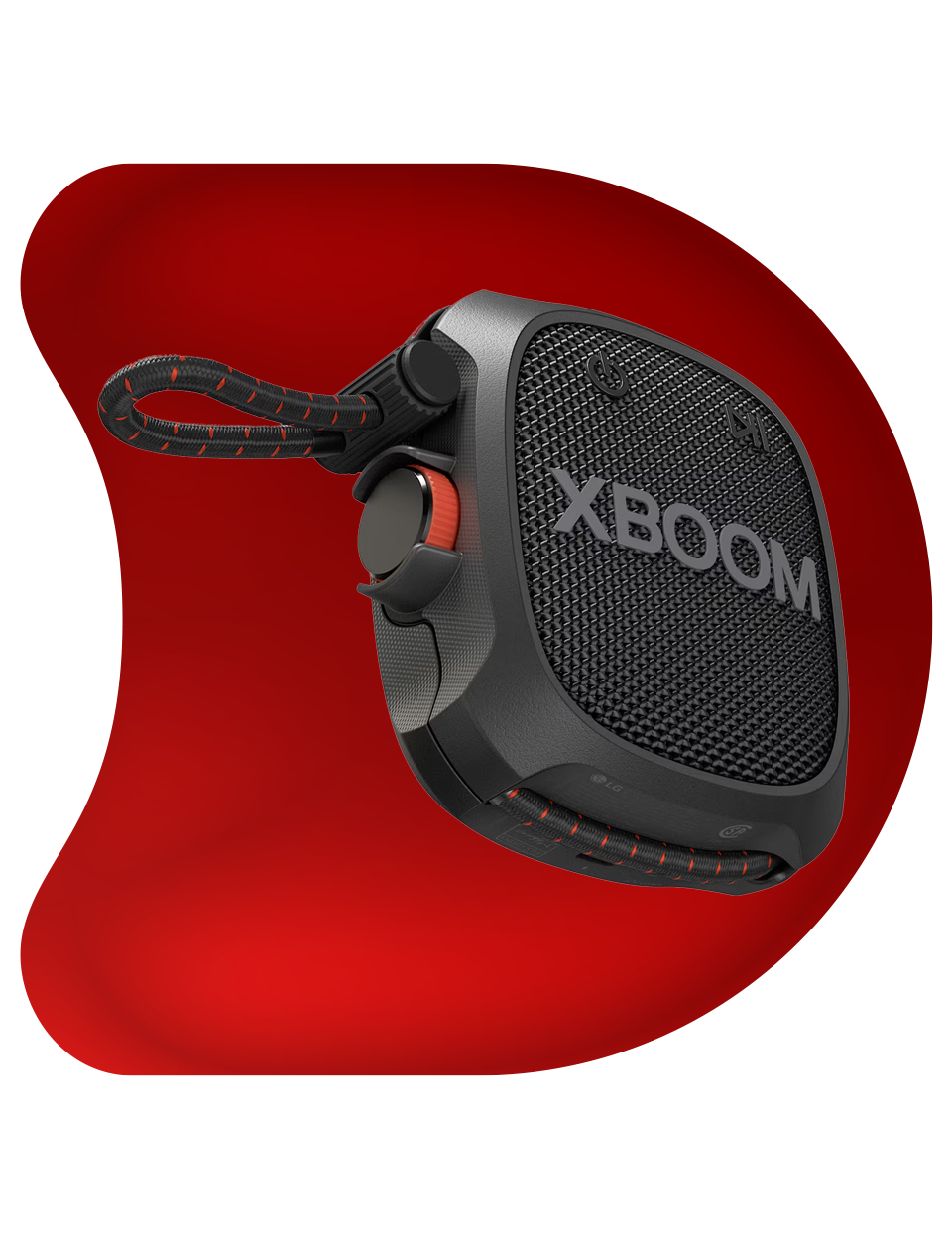 LG XBOOM Go XG2TBK portable Bluetooth speaker, compact size with bold bass and durable build