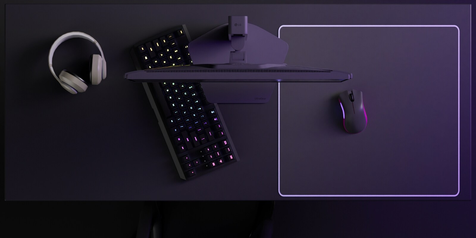 Monitor UltraGear G5 (25G590B) dizajniran za kompetitivni esports s kompaktnim postoljem.